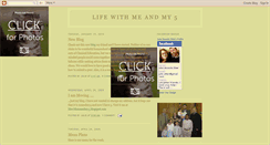 Desktop Screenshot of lifewithmeandmy4.blogspot.com