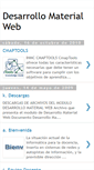 Mobile Screenshot of desarrollomaterialweb.blogspot.com