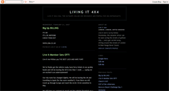 Desktop Screenshot of liveit4x4.blogspot.com