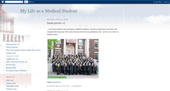 Desktop Screenshot of mylifeasamedicalstudent.blogspot.com