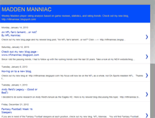 Tablet Screenshot of maddenmanniac.blogspot.com