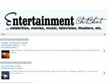 Tablet Screenshot of entertainmentchitchat.blogspot.com