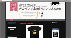 Desktop Screenshot of blackmilkproject.blogspot.com