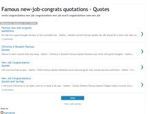 Tablet Screenshot of new-job-congratsquotations.blogspot.com
