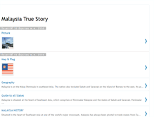 Tablet Screenshot of malaysiatruestory.blogspot.com