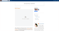 Desktop Screenshot of joannatown.blogspot.com