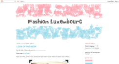 Desktop Screenshot of fashionluxembourg.blogspot.com