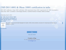 Tablet Screenshot of ems14001-ohsas18001.blogspot.com