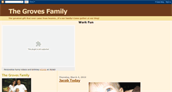 Desktop Screenshot of grovesfam.blogspot.com