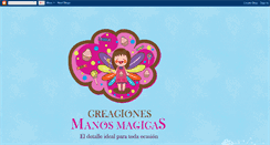 Desktop Screenshot of creacionesmanosmagicas.blogspot.com