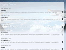 Tablet Screenshot of glen-diggingdeeper.blogspot.com