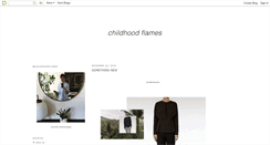 Desktop Screenshot of childhoodflames.blogspot.com
