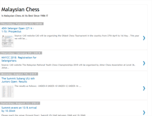 Tablet Screenshot of malaysianchess.blogspot.com