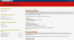 Desktop Screenshot of mecanica-facil.blogspot.com