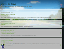 Tablet Screenshot of crave-to-save.blogspot.com