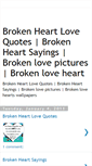 Mobile Screenshot of brokenlovehearts.blogspot.com