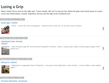 Tablet Screenshot of losingagrip.blogspot.com