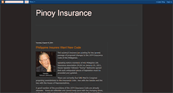 Desktop Screenshot of pinoyinsure.blogspot.com