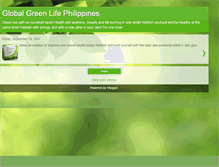 Tablet Screenshot of globalgreenlifephilippines.blogspot.com