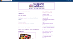 Desktop Screenshot of freedomandfulfillment.blogspot.com