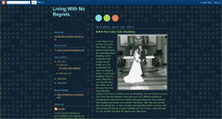 Desktop Screenshot of living-with-no-regrets.blogspot.com