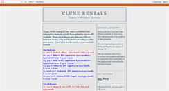 Desktop Screenshot of clunerentals.blogspot.com