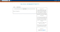 Desktop Screenshot of bloggsommertreff.blogspot.com
