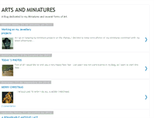 Tablet Screenshot of ajourneythrougharts-and-miniatures.blogspot.com