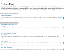 Tablet Screenshot of businessfuzz.blogspot.com