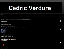 Tablet Screenshot of cedricverdure.blogspot.com
