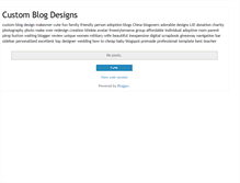 Tablet Screenshot of customblogdesigns.blogspot.com