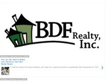 Tablet Screenshot of bdfrealty.blogspot.com