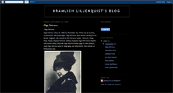 Desktop Screenshot of kramlich-liljenquist.blogspot.com