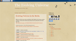 Desktop Screenshot of evolvinguniverse-pucrio.blogspot.com