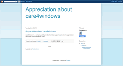 Desktop Screenshot of care4windows.blogspot.com
