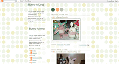 Desktop Screenshot of bunnyalong.blogspot.com