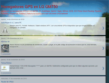 Tablet Screenshot of dispositivosgpsenlggm750.blogspot.com