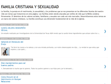 Tablet Screenshot of familiacristianaysexualidad.blogspot.com