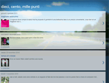 Tablet Screenshot of diecicentomillepunti.blogspot.com