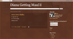 Desktop Screenshot of dianagettingmauid.blogspot.com