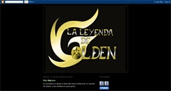 Desktop Screenshot of laleyendadegolden.blogspot.com