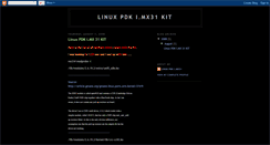 Desktop Screenshot of linuxpdk.blogspot.com