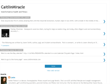 Tablet Screenshot of caitlinmiracle.blogspot.com