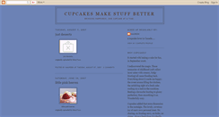 Desktop Screenshot of cupcakesmakestuffbetter.blogspot.com