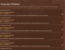 Tablet Screenshot of economicwisdom.blogspot.com