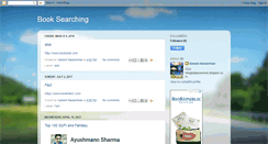 Desktop Screenshot of booksearching.blogspot.com