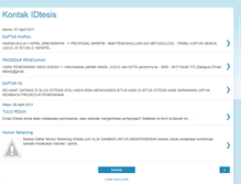 Tablet Screenshot of kontak-idtesis.blogspot.com