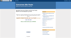 Desktop Screenshot of concursossaopaulo.blogspot.com