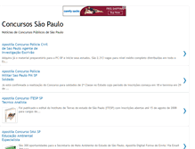 Tablet Screenshot of concursossaopaulo.blogspot.com