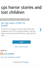 Mobile Screenshot of cpshorrorstoriesandlostchildren.blogspot.com